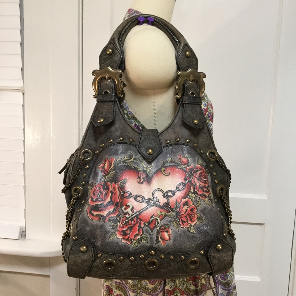 Isabella Fiore  Hearts  and Chains Tattoo  Bag